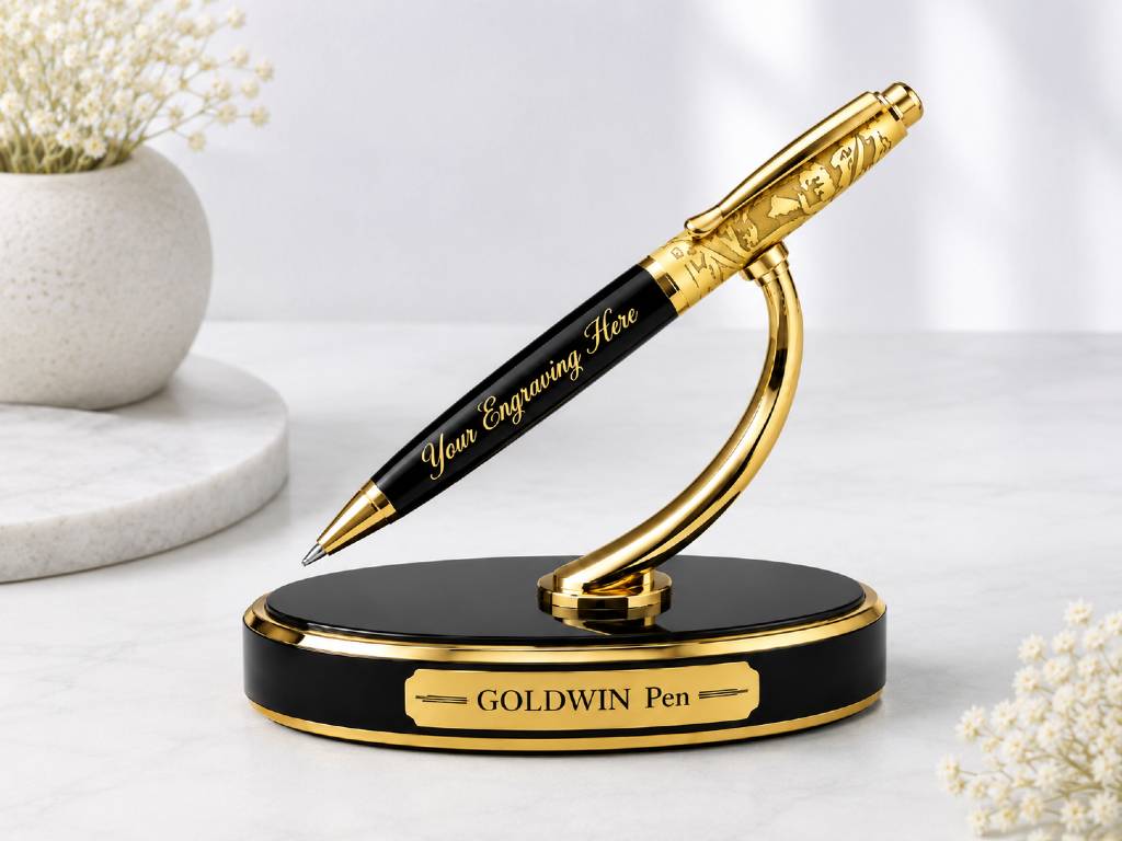 GOLDWIN high  premium pen - with engraved personalized name