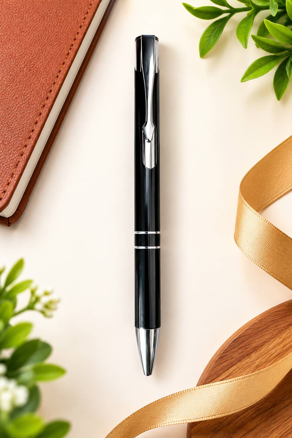 ARROW PEN Elegant Black Customized Pen with Personalized Engraving | Premium Corporate Gift