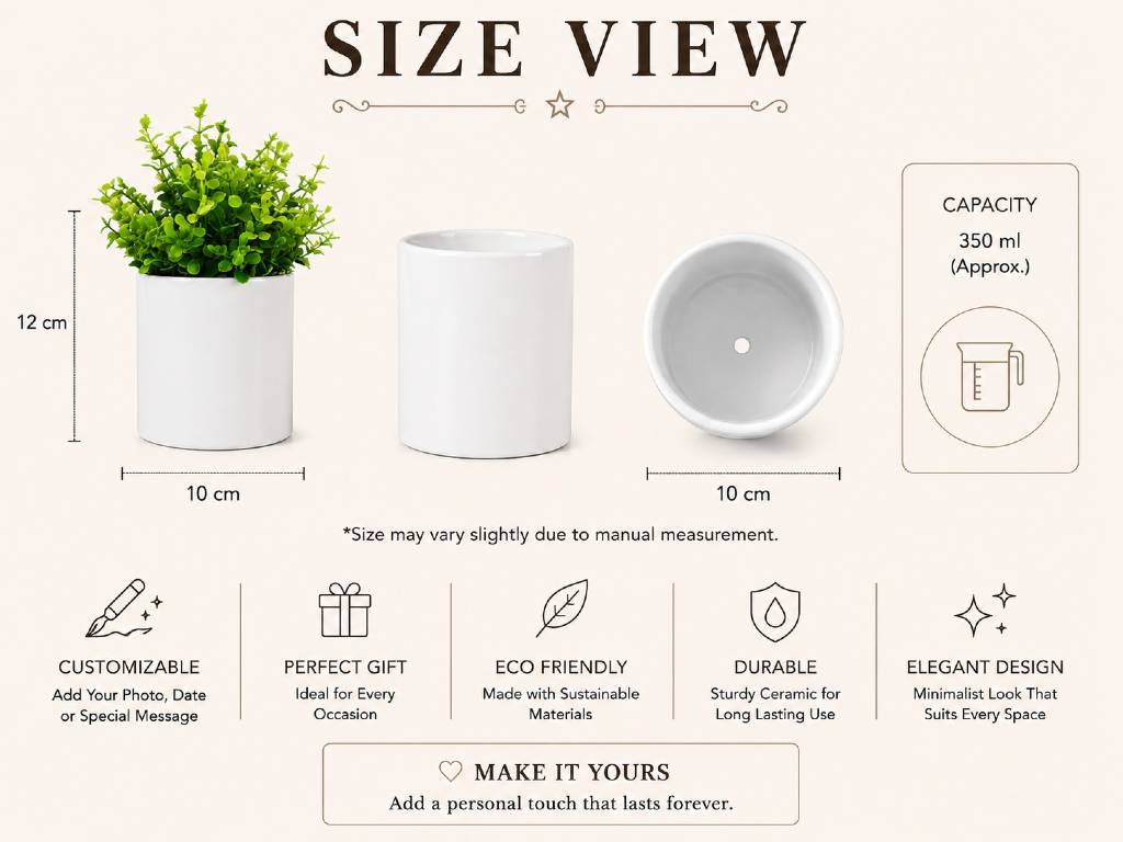 Personalized Photo Plant Pot | – Grow Memories, Not Just Plants! view 2