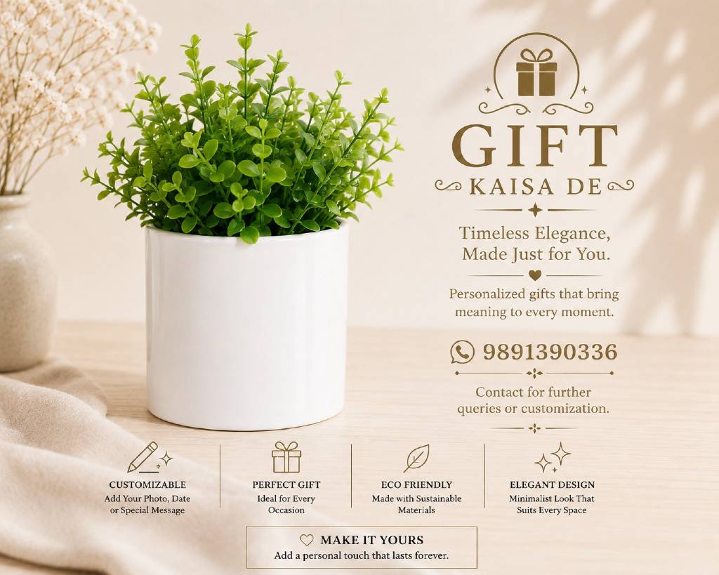 Personalized Photo Plant Pot | – Grow Memories, Not Just Plants! view 3