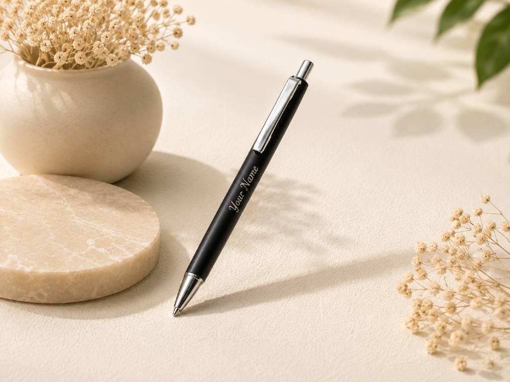 Slack Personalized Metal Pen with Laser Engraving | Premium Corporate Gift