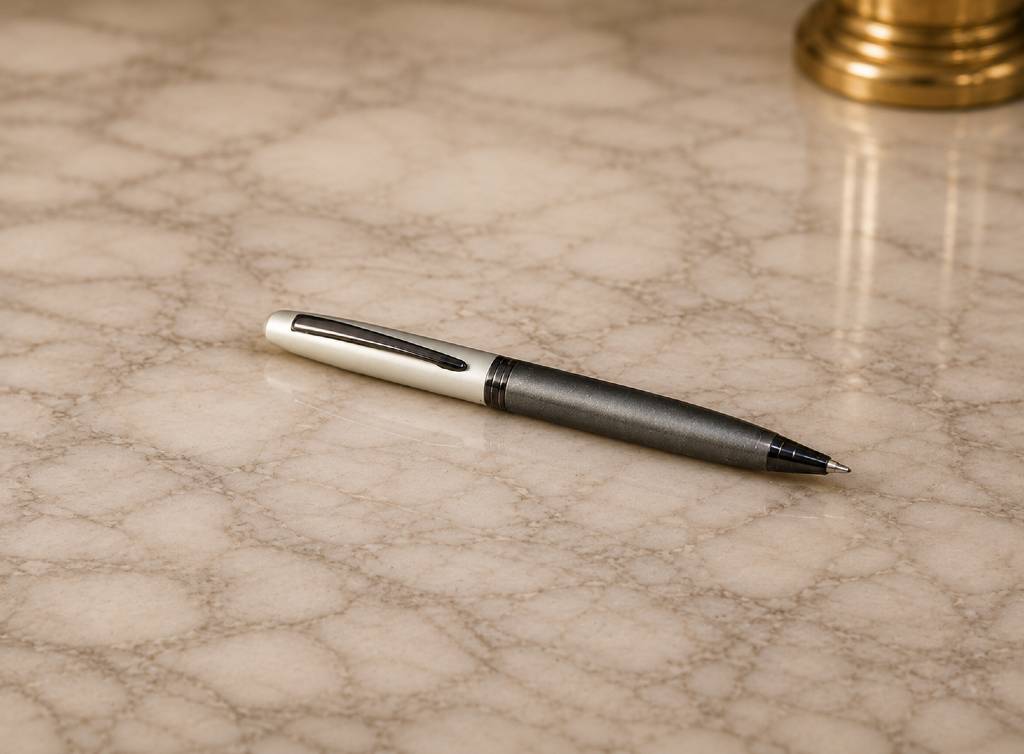 Evolve Premium Dual-Tone Metal Pen with Personalized Name | Executive Corporate Gift
