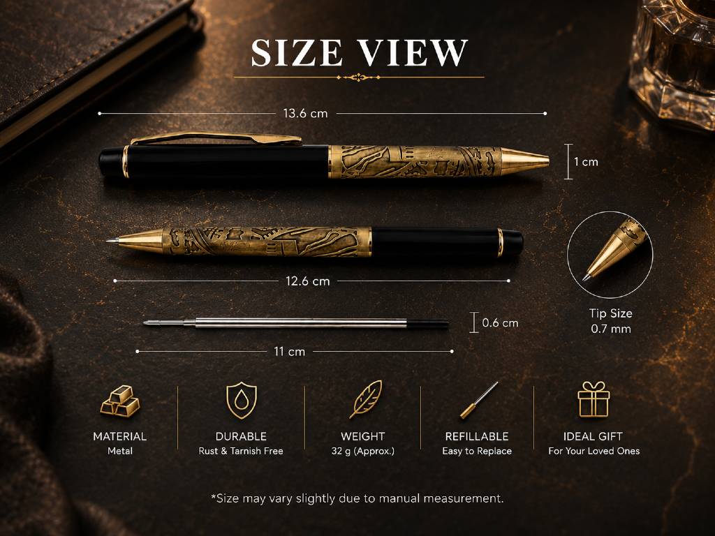 Urban Pen – Sleek Design for Everyday Precision (0.7mm, Blue Ink) view 2