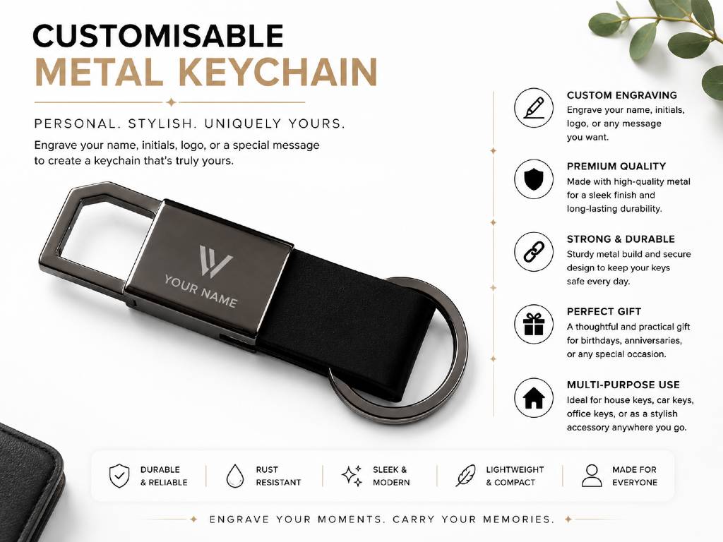 SUBWAY PREMIUM KEYCHAIN WITH ENGRAVED view 4