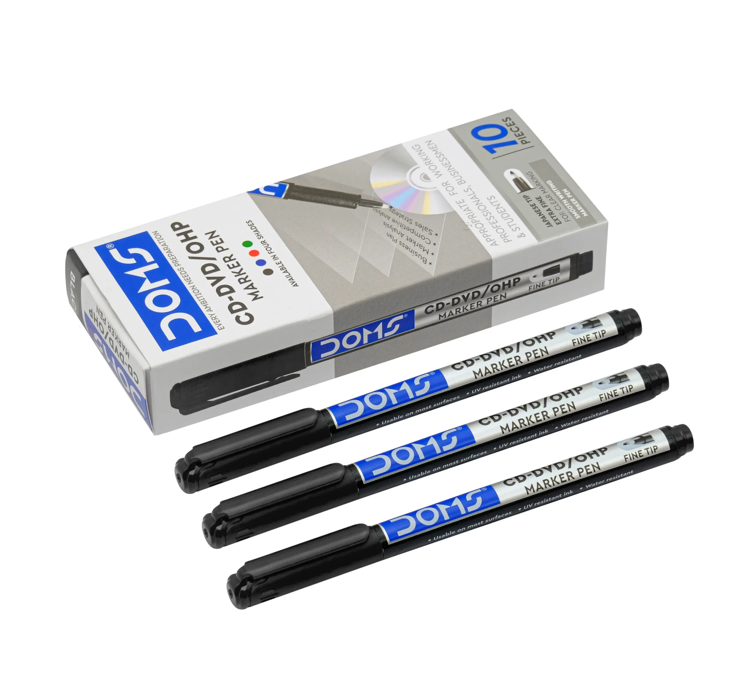 DOMS CD/DVD/OHP Marker Pen | Permanent Marker for CD, DVD & OHP Sheets