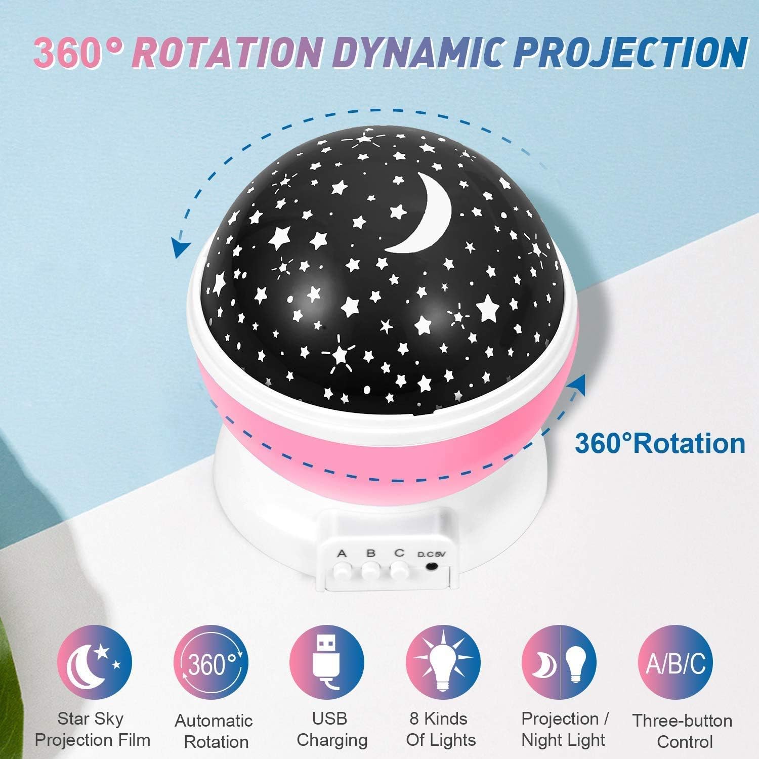 Star Master Galaxy Night Projector Lamp for Kids - Image 6