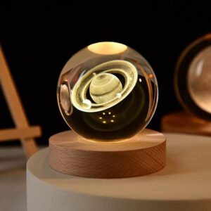 3D Galaxy Moon Lamp