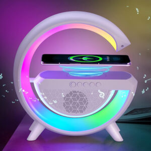 G-Shape 3-in-1 LED Night Lamp with Bluetooth Speaker