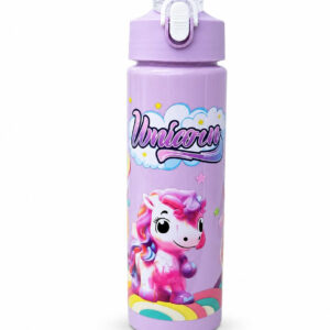 Unicorn Kids Water Bottle | Leak-Proof BPA-Free School Water Bottle with Straw