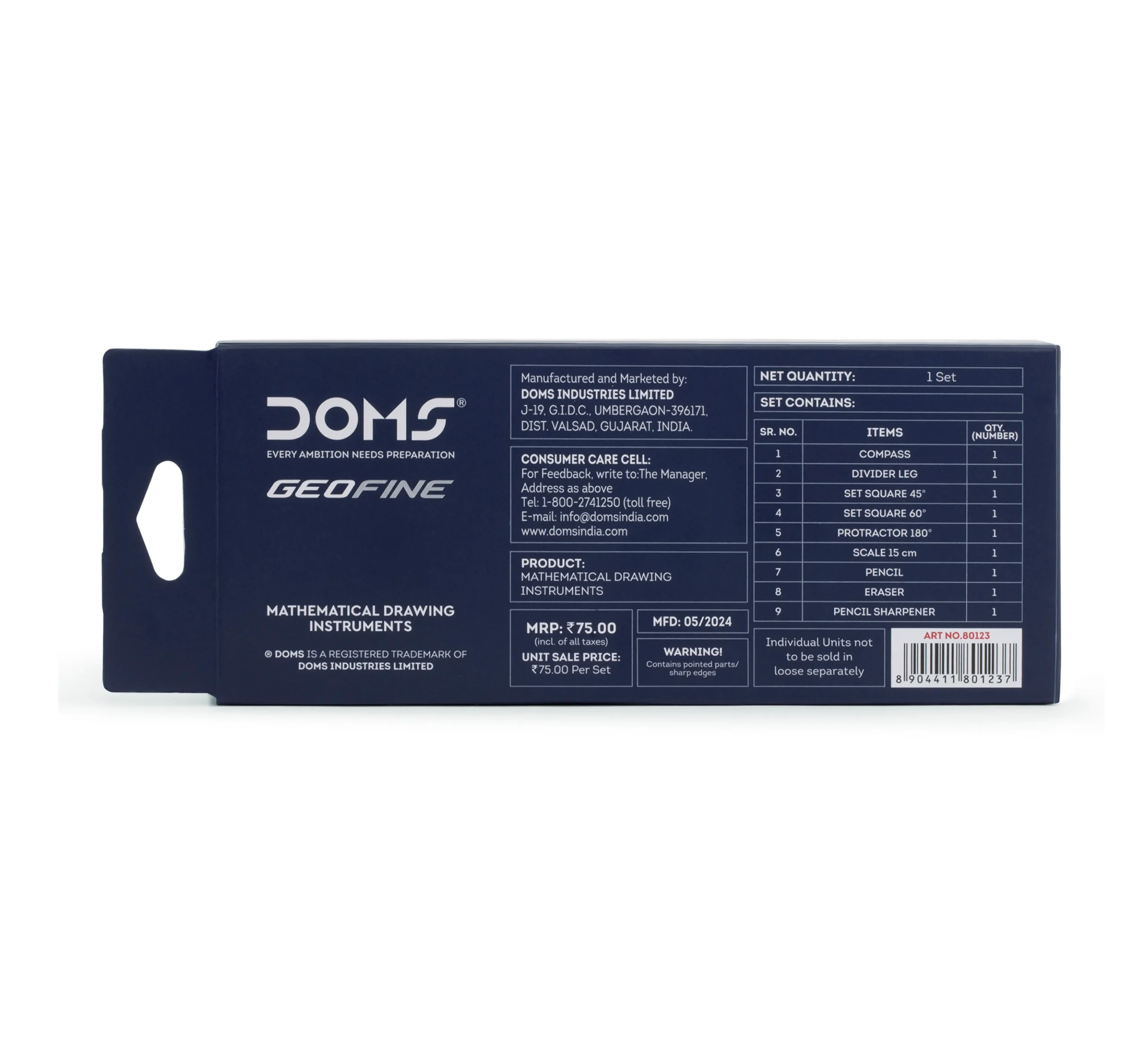 Doms GEOFINE Geometry Box - Image 2